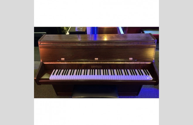 Bentley Dark Satin Oak 108 Upright Piano, Used - All Inclusive Premium Package (SN:150772) - Image 1